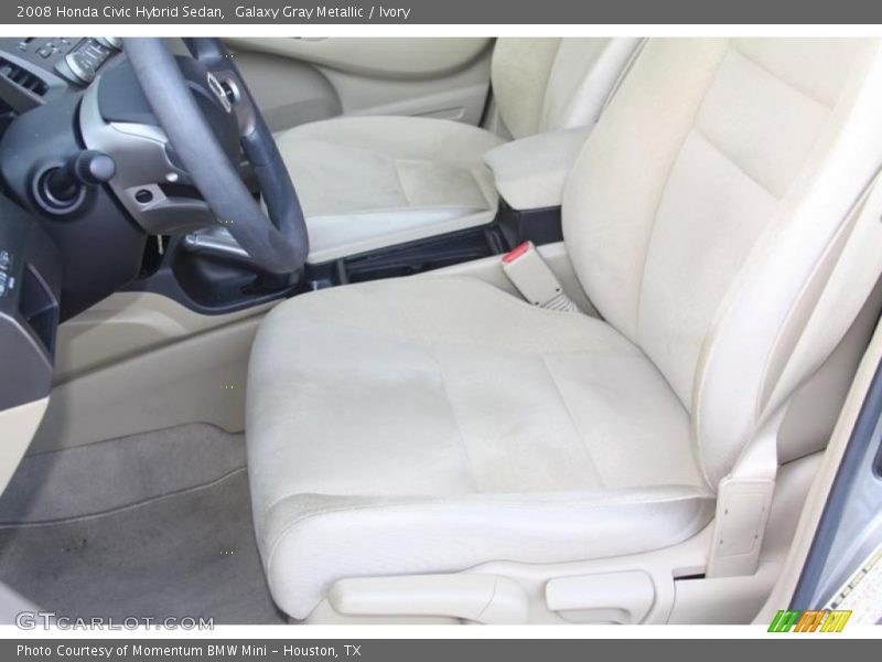 Galaxy Gray Metallic / Ivory 2008 Honda Civic Hybrid Sedan