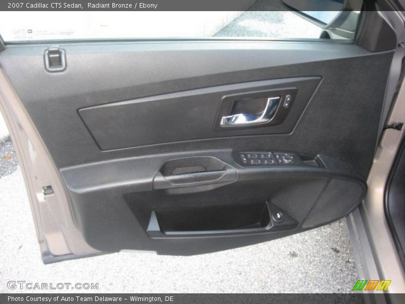 Radiant Bronze / Ebony 2007 Cadillac CTS Sedan