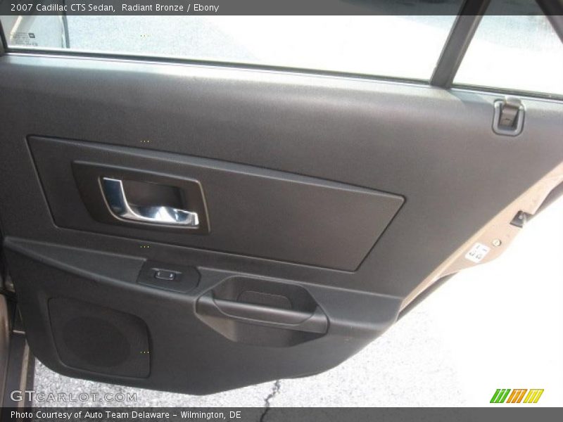 Radiant Bronze / Ebony 2007 Cadillac CTS Sedan