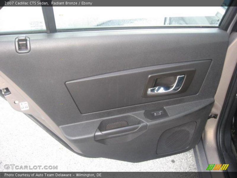 Radiant Bronze / Ebony 2007 Cadillac CTS Sedan