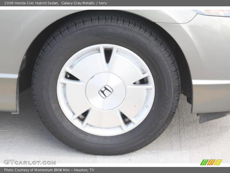 Galaxy Gray Metallic / Ivory 2008 Honda Civic Hybrid Sedan