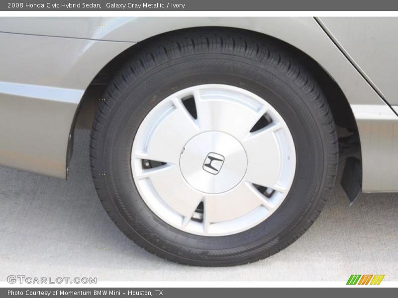 Galaxy Gray Metallic / Ivory 2008 Honda Civic Hybrid Sedan
