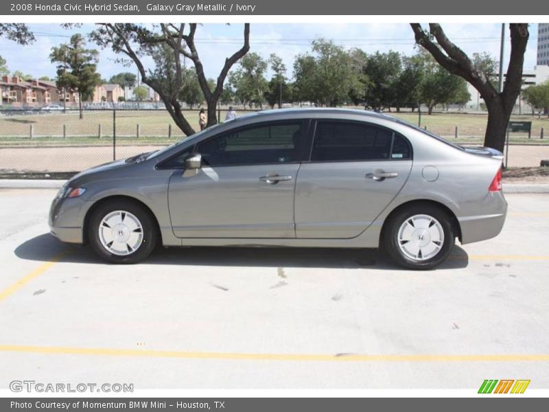 Galaxy Gray Metallic / Ivory 2008 Honda Civic Hybrid Sedan