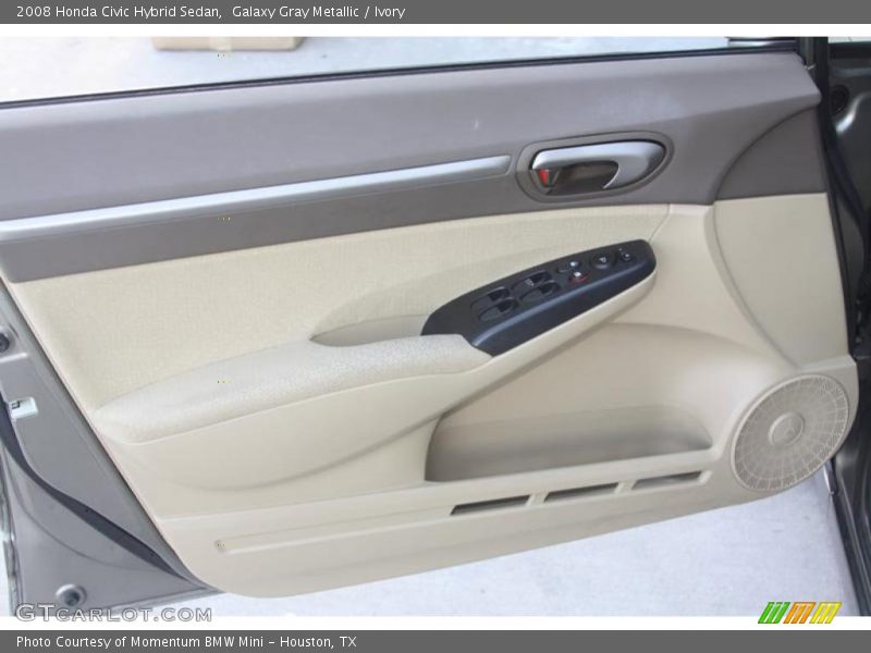 Galaxy Gray Metallic / Ivory 2008 Honda Civic Hybrid Sedan