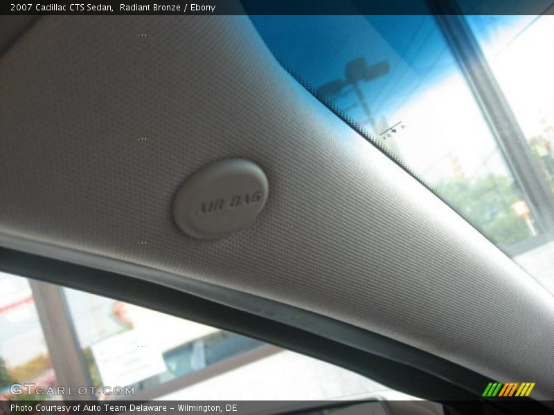 Radiant Bronze / Ebony 2007 Cadillac CTS Sedan