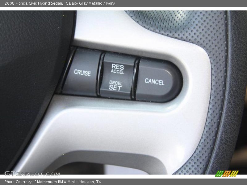Galaxy Gray Metallic / Ivory 2008 Honda Civic Hybrid Sedan
