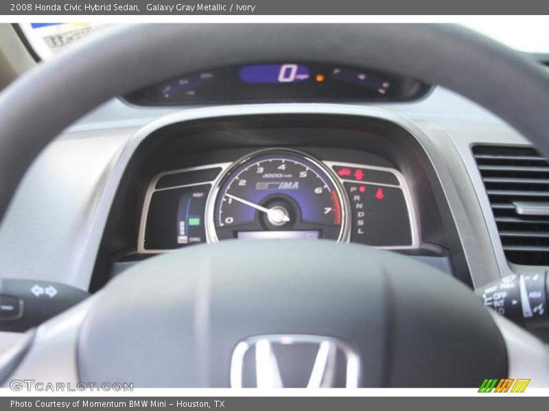 Galaxy Gray Metallic / Ivory 2008 Honda Civic Hybrid Sedan