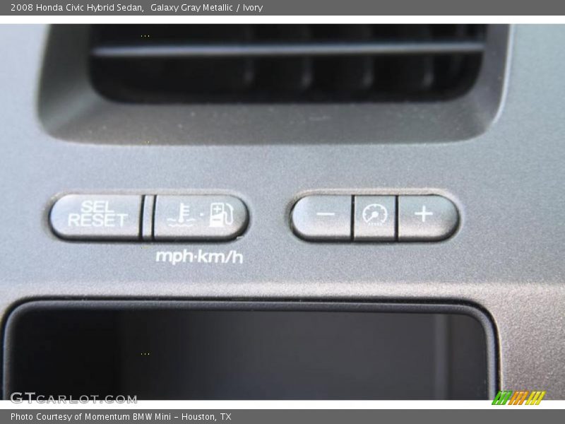 Galaxy Gray Metallic / Ivory 2008 Honda Civic Hybrid Sedan