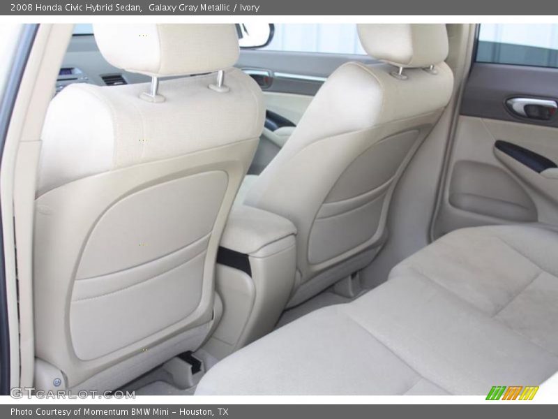 Galaxy Gray Metallic / Ivory 2008 Honda Civic Hybrid Sedan