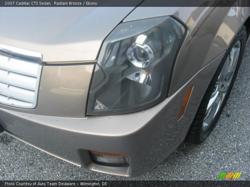 Radiant Bronze / Ebony 2007 Cadillac CTS Sedan