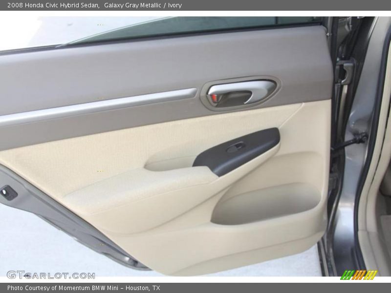 Galaxy Gray Metallic / Ivory 2008 Honda Civic Hybrid Sedan