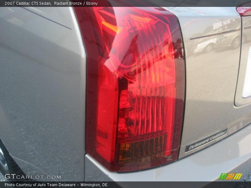 Radiant Bronze / Ebony 2007 Cadillac CTS Sedan