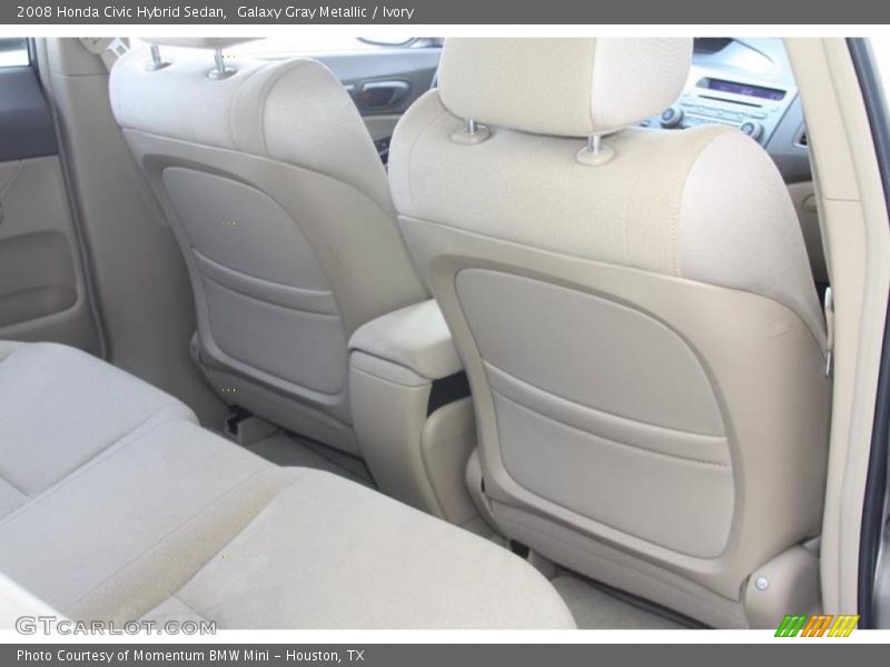 Galaxy Gray Metallic / Ivory 2008 Honda Civic Hybrid Sedan