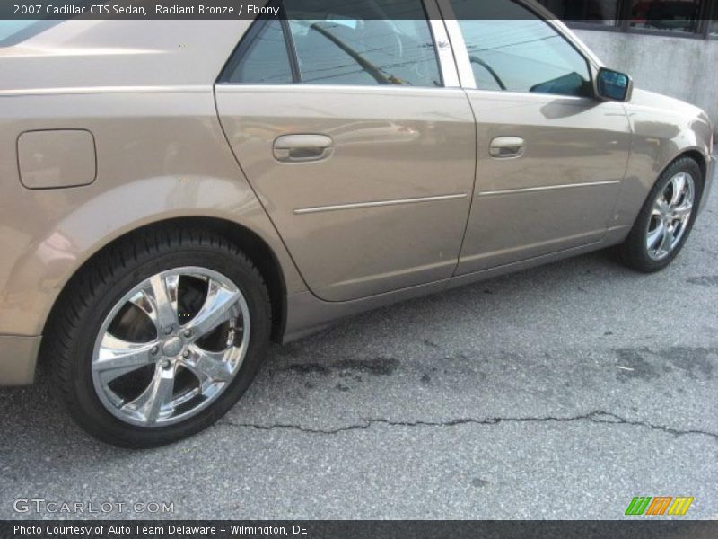 Radiant Bronze / Ebony 2007 Cadillac CTS Sedan