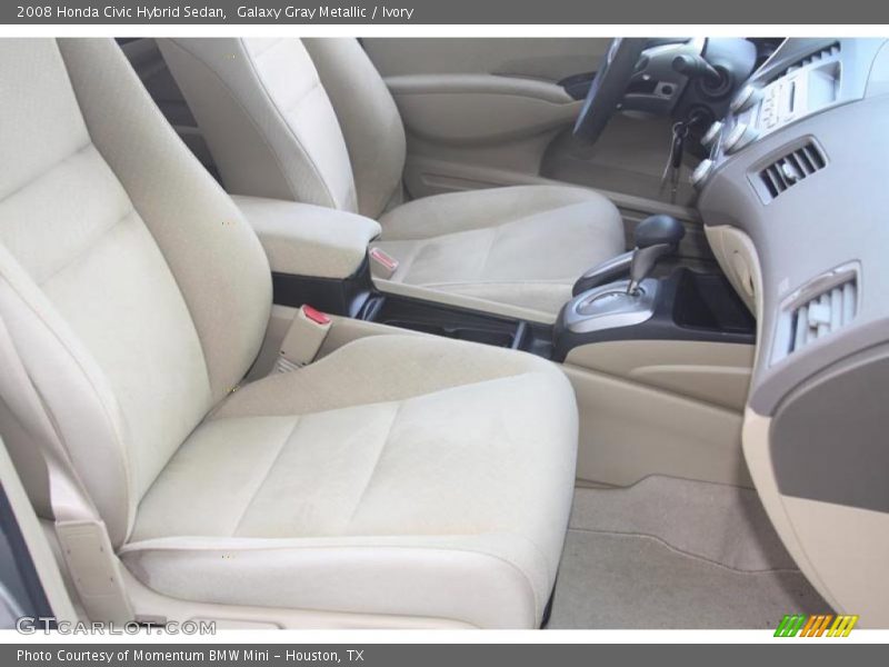 Galaxy Gray Metallic / Ivory 2008 Honda Civic Hybrid Sedan