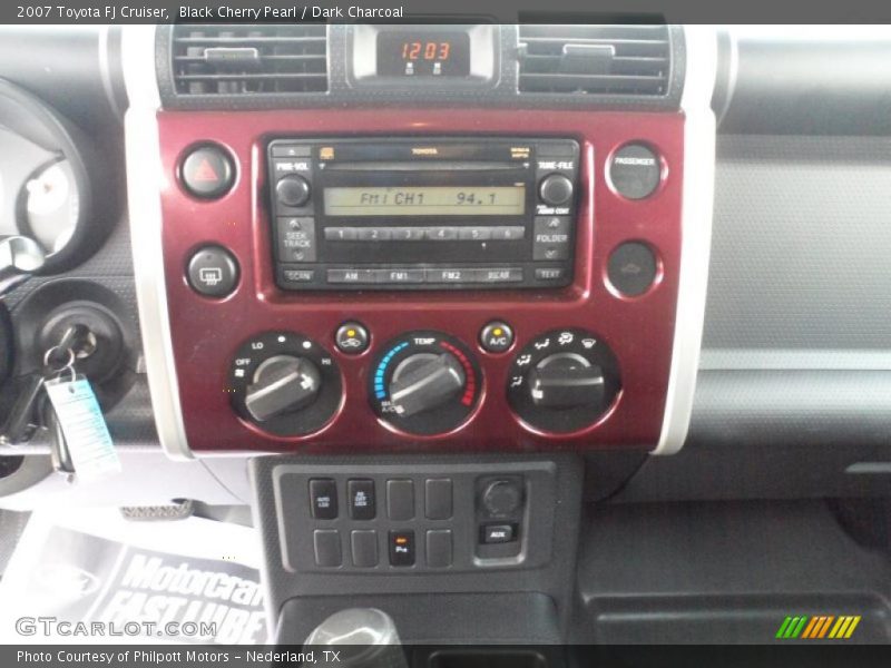 Black Cherry Pearl / Dark Charcoal 2007 Toyota FJ Cruiser