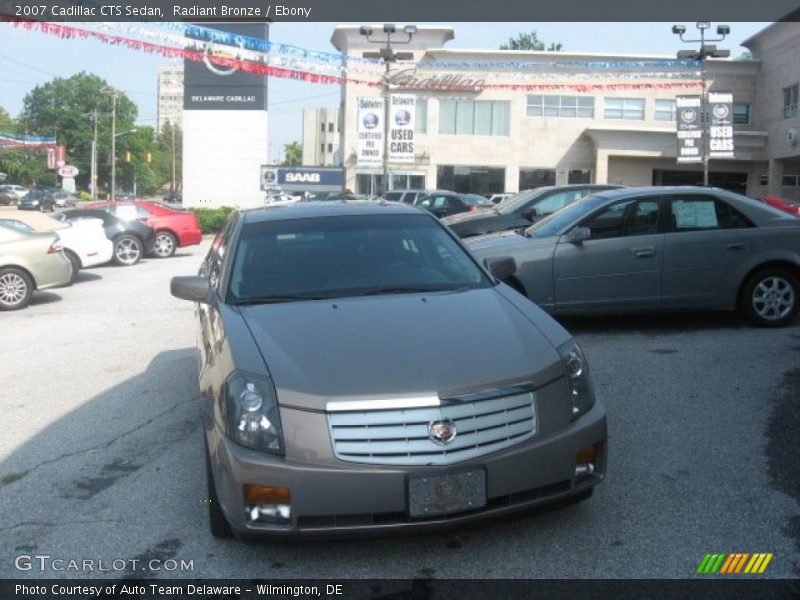 Radiant Bronze / Ebony 2007 Cadillac CTS Sedan