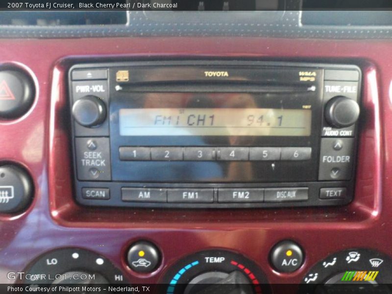 Black Cherry Pearl / Dark Charcoal 2007 Toyota FJ Cruiser