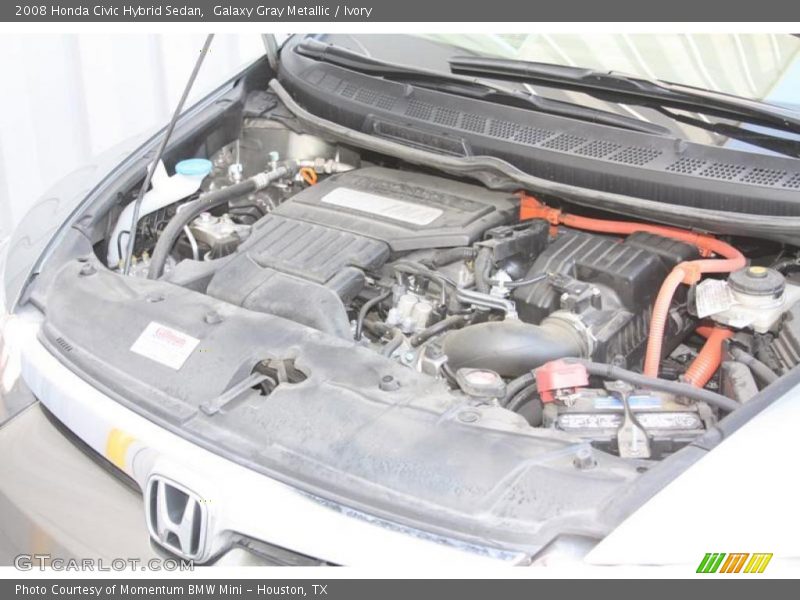 Galaxy Gray Metallic / Ivory 2008 Honda Civic Hybrid Sedan