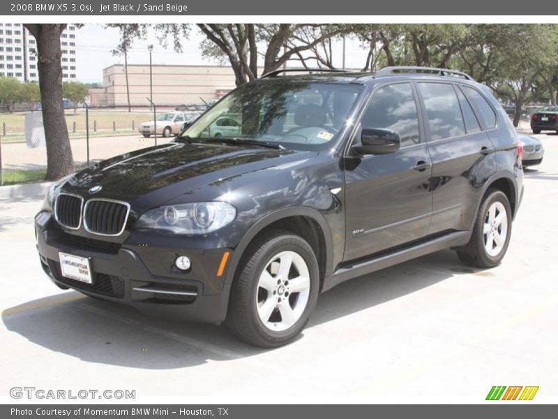 Jet Black / Sand Beige 2008 BMW X5 3.0si