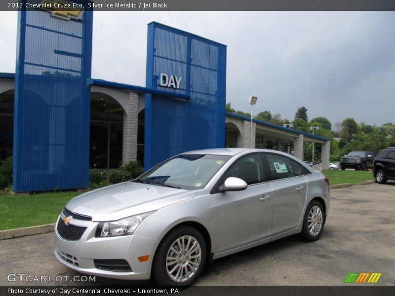 Silver Ice Metallic / Jet Black 2012 Chevrolet Cruze Eco