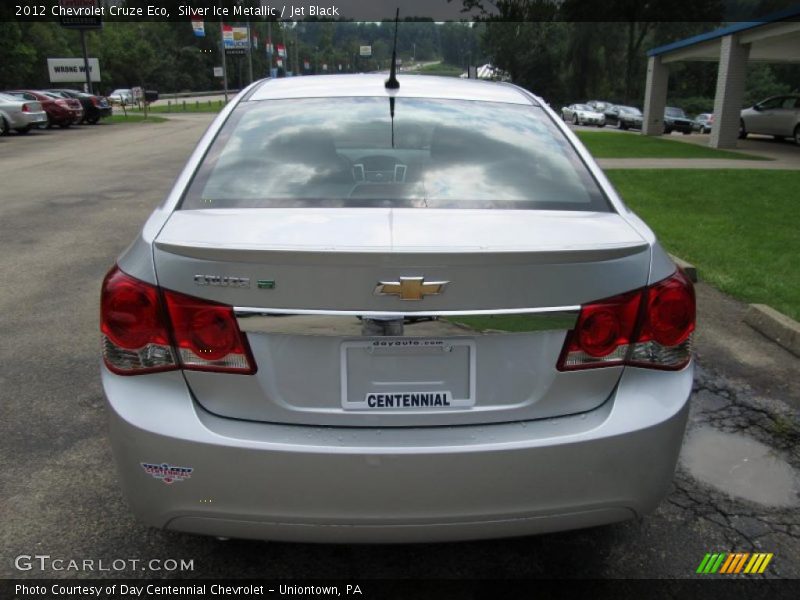 Silver Ice Metallic / Jet Black 2012 Chevrolet Cruze Eco