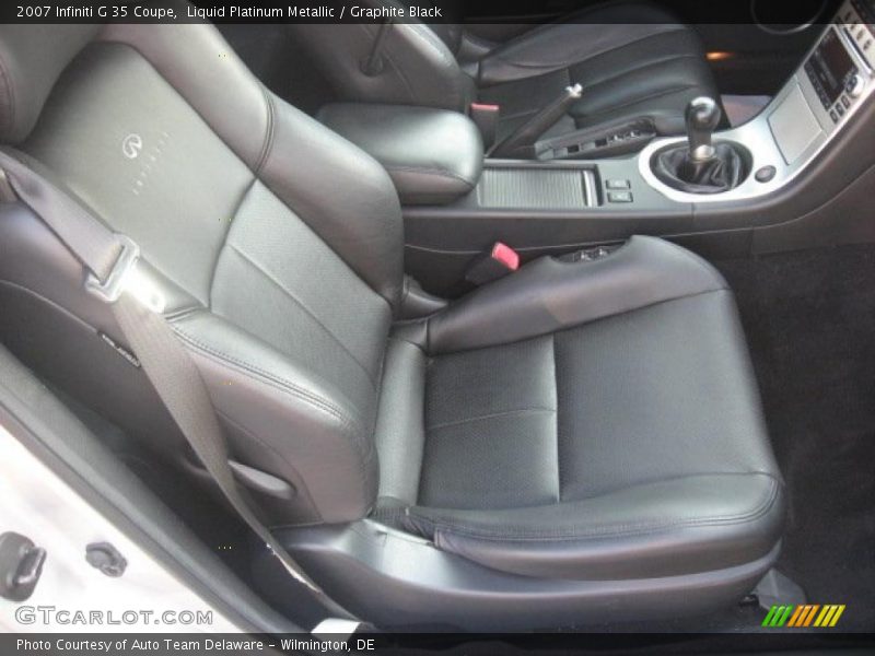 Liquid Platinum Metallic / Graphite Black 2007 Infiniti G 35 Coupe