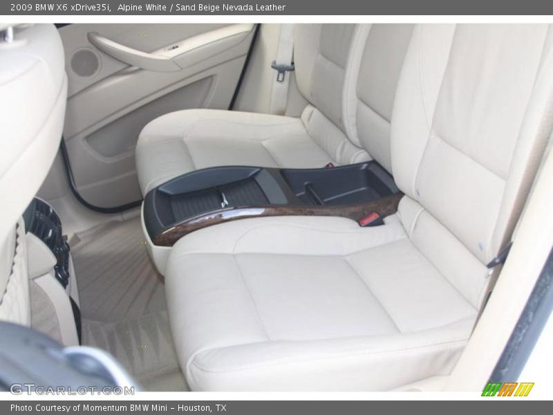 Alpine White / Sand Beige Nevada Leather 2009 BMW X6 xDrive35i
