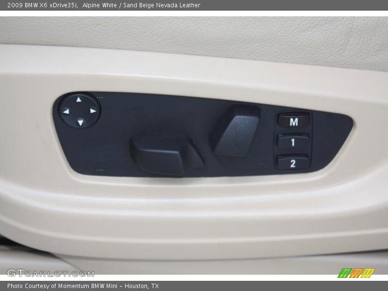 Alpine White / Sand Beige Nevada Leather 2009 BMW X6 xDrive35i