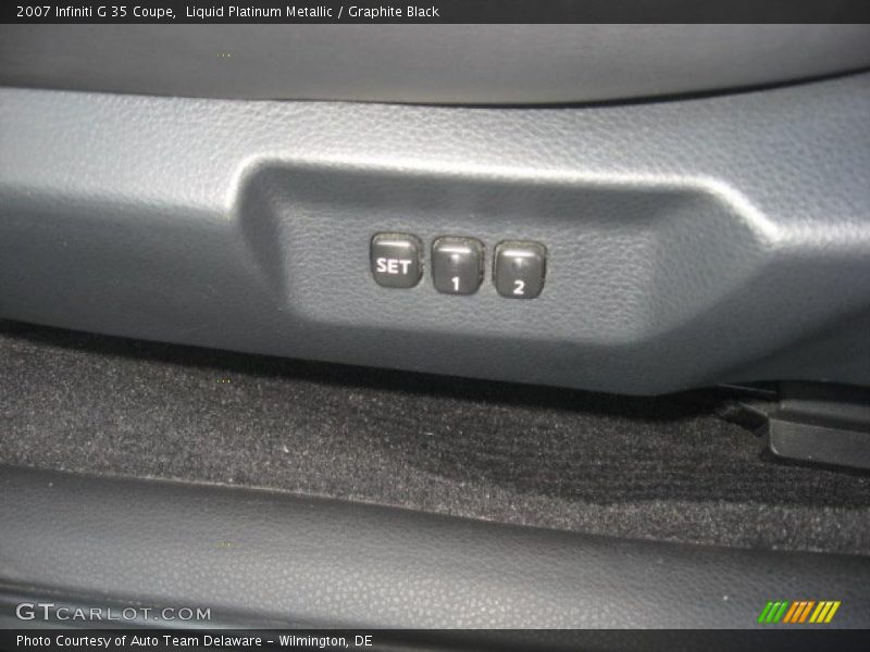 Liquid Platinum Metallic / Graphite Black 2007 Infiniti G 35 Coupe