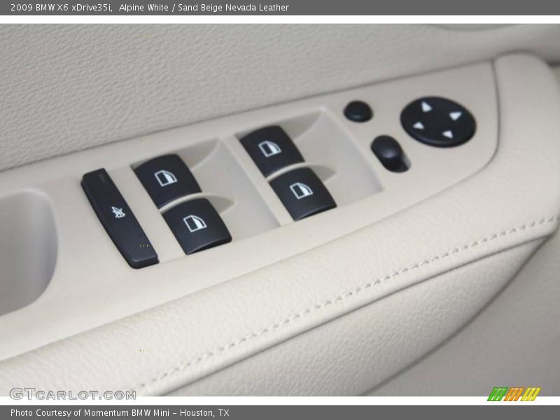 Alpine White / Sand Beige Nevada Leather 2009 BMW X6 xDrive35i