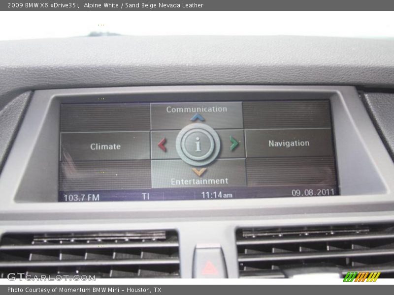 Alpine White / Sand Beige Nevada Leather 2009 BMW X6 xDrive35i