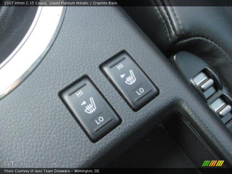 Liquid Platinum Metallic / Graphite Black 2007 Infiniti G 35 Coupe