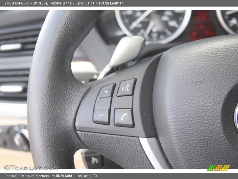 Alpine White / Sand Beige Nevada Leather 2009 BMW X6 xDrive35i