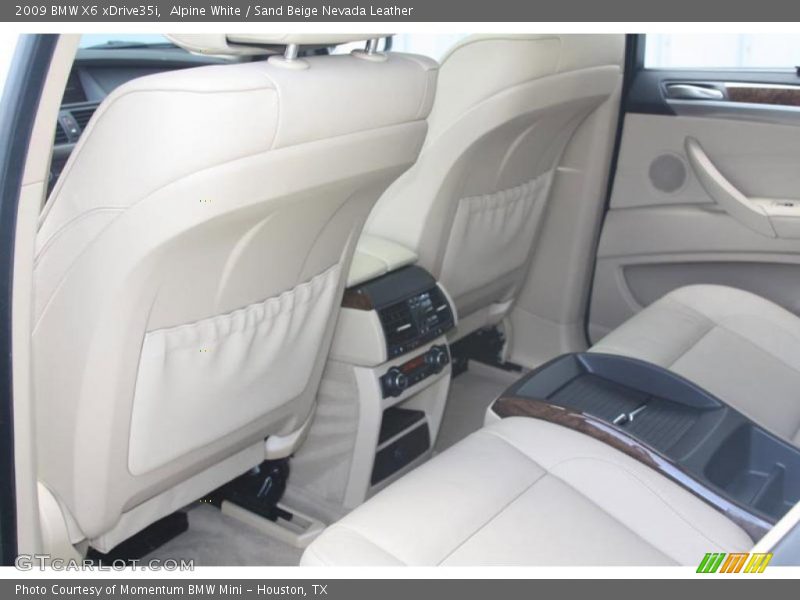 Alpine White / Sand Beige Nevada Leather 2009 BMW X6 xDrive35i