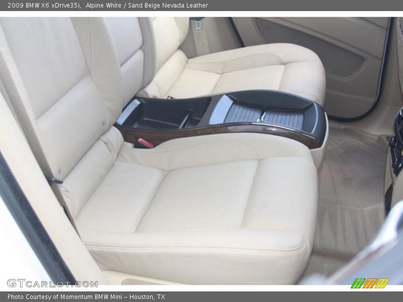 Alpine White / Sand Beige Nevada Leather 2009 BMW X6 xDrive35i
