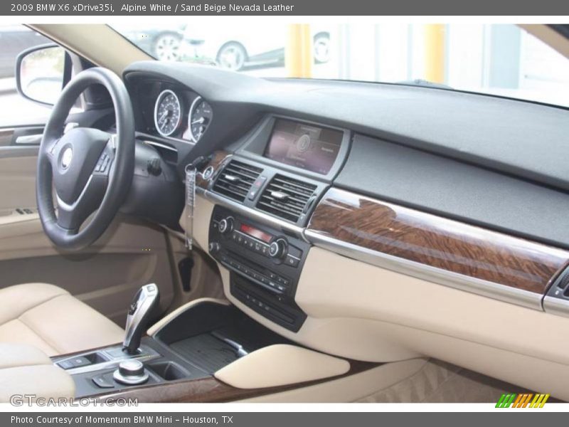 Alpine White / Sand Beige Nevada Leather 2009 BMW X6 xDrive35i