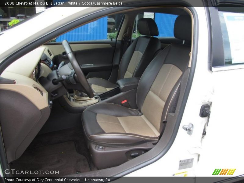  2008 Malibu LTZ Sedan Cocoa/Cashmere Beige Interior