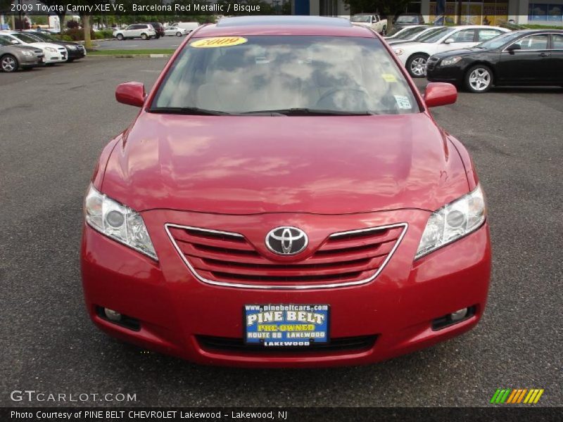 Barcelona Red Metallic / Bisque 2009 Toyota Camry XLE V6