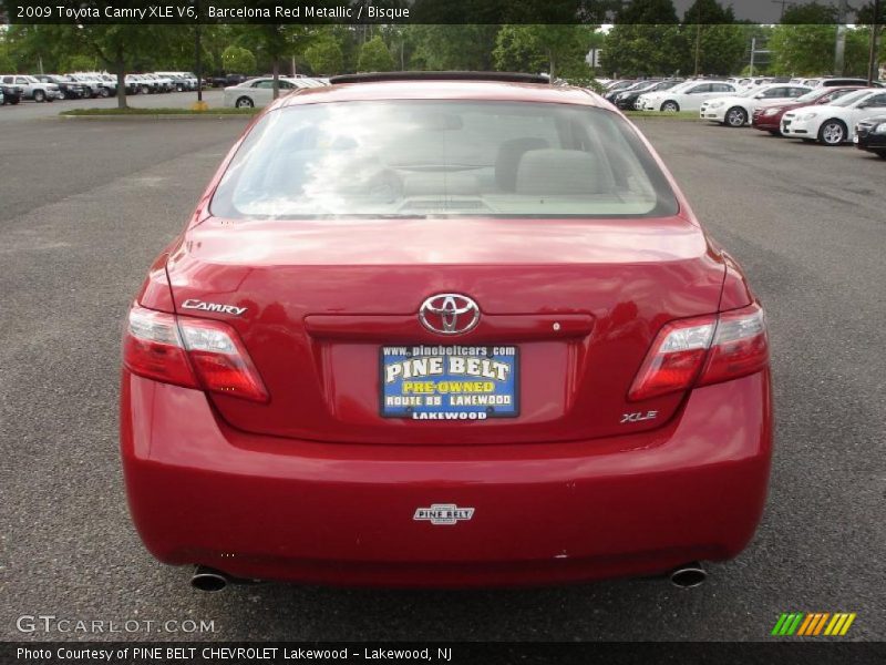Barcelona Red Metallic / Bisque 2009 Toyota Camry XLE V6