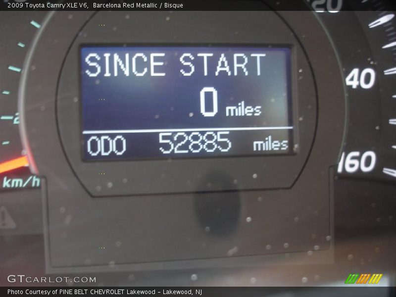 Barcelona Red Metallic / Bisque 2009 Toyota Camry XLE V6