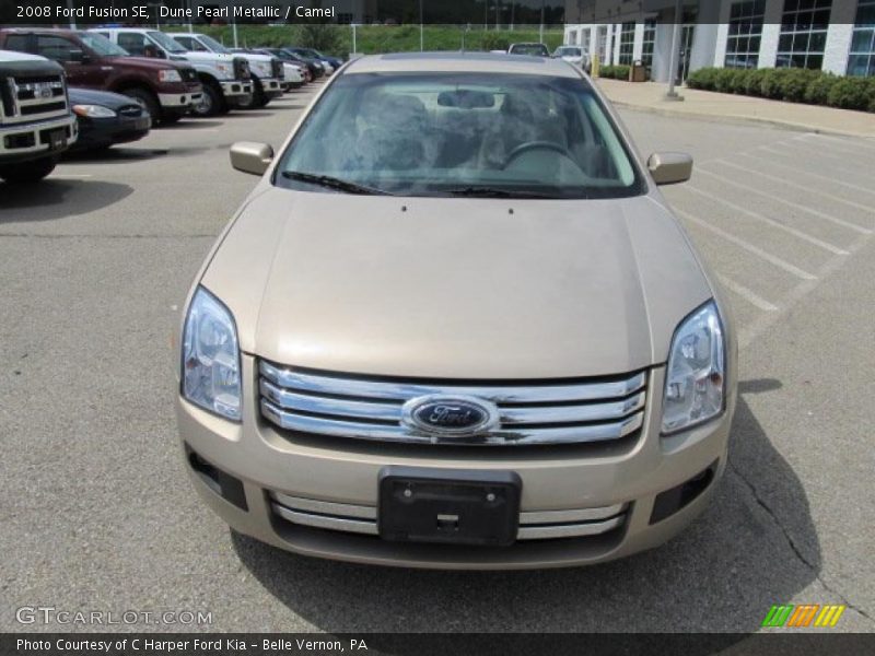 Dune Pearl Metallic / Camel 2008 Ford Fusion SE