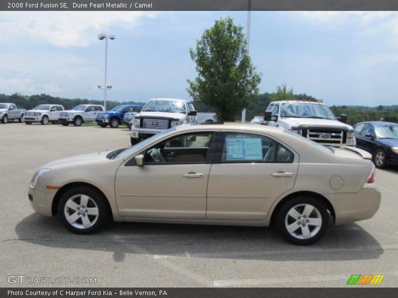 Dune Pearl Metallic / Camel 2008 Ford Fusion SE
