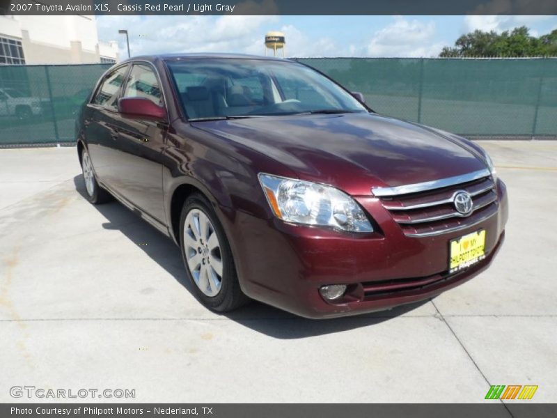 Cassis Red Pearl / Light Gray 2007 Toyota Avalon XLS