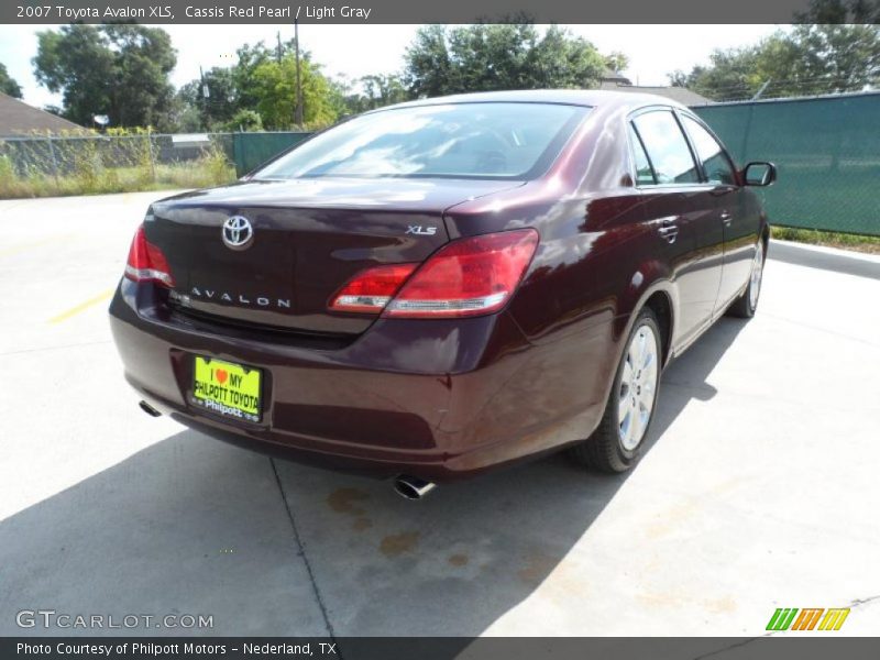 Cassis Red Pearl / Light Gray 2007 Toyota Avalon XLS