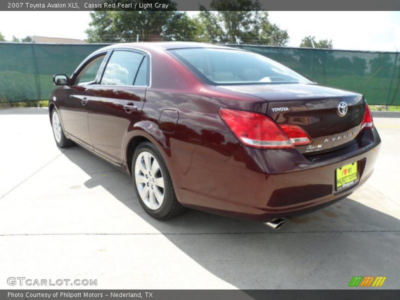 Cassis Red Pearl / Light Gray 2007 Toyota Avalon XLS