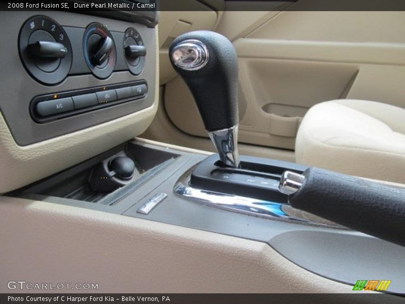 Dune Pearl Metallic / Camel 2008 Ford Fusion SE