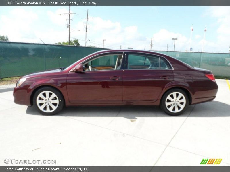 Cassis Red Pearl / Light Gray 2007 Toyota Avalon XLS