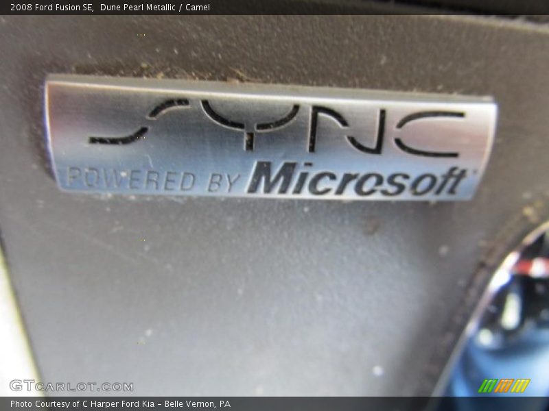 Dune Pearl Metallic / Camel 2008 Ford Fusion SE