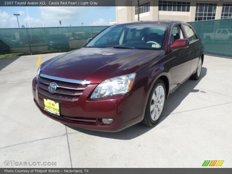 Cassis Red Pearl / Light Gray 2007 Toyota Avalon XLS